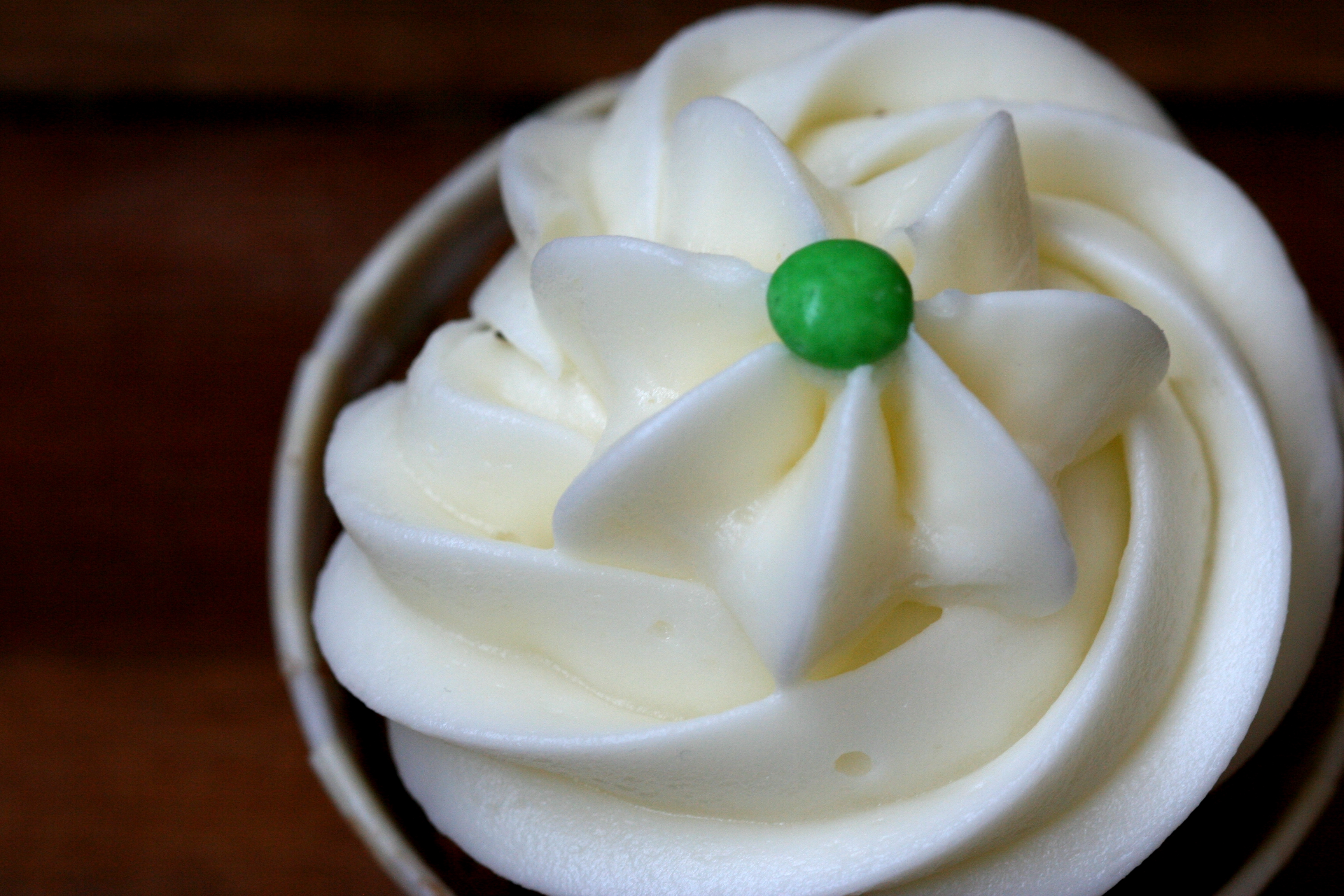 Rich Chocolate Cupcakes Filled with Chocolate-Mint Ganache with Topped with Mint Buttercream